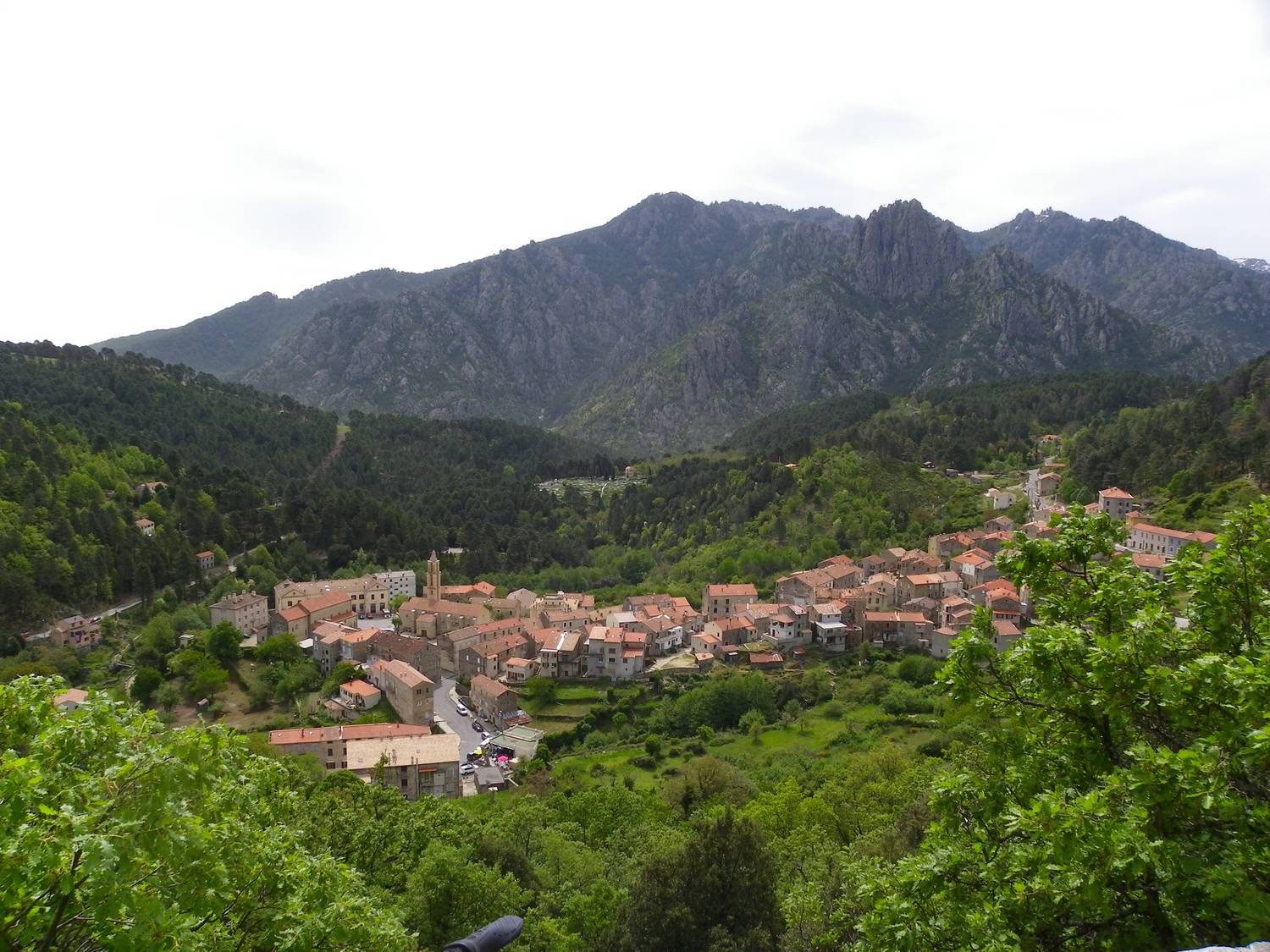 Ghisoni vue d'en haut - Ghisoni, Corse